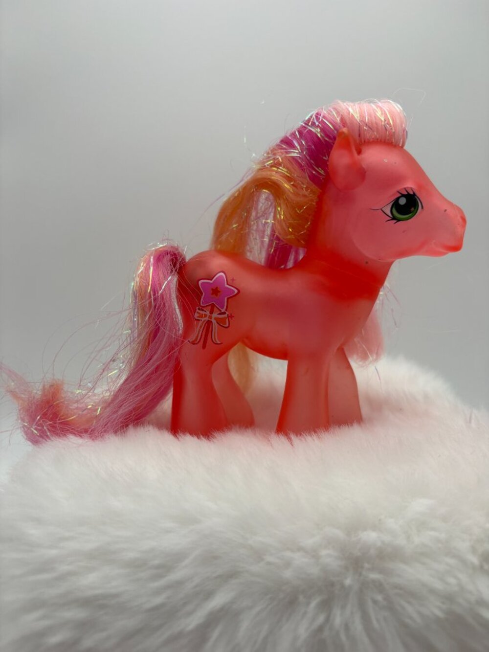 My Little Pony (MLP) Secret Wish 2005 Pink Silver Glitter *notes* (MLP: LOT1-56)